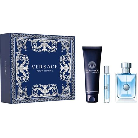 versace pour homme 3 piece set|Versace Pour Homme original.